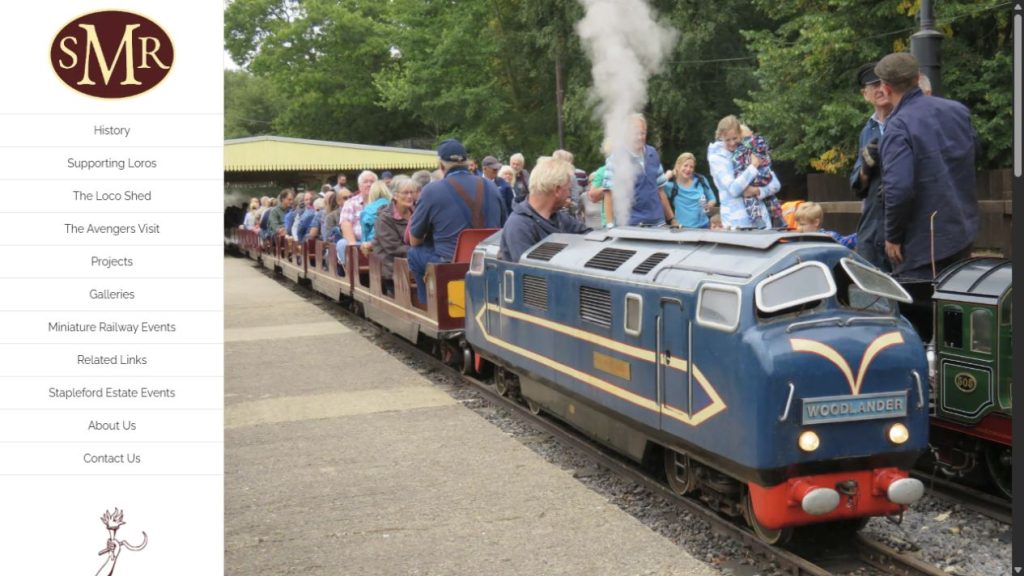 Screenshot of the official website for SMR Open Weekend