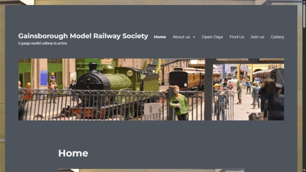 Screenshot of the official website for August Open Days