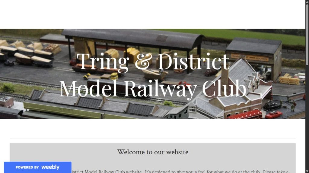 Screenshot of the official website for Tad-Rail 2026