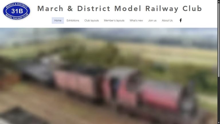 Screenshot of the official website for Late Summer Model Railway Show