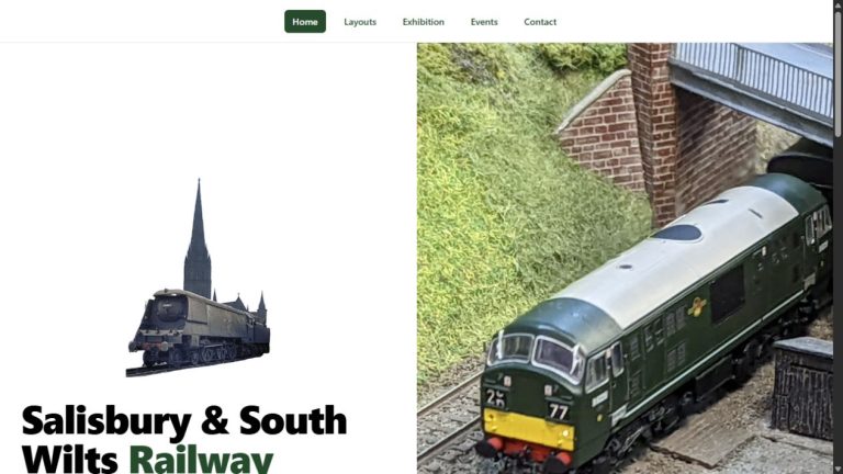 Screenshot of the official website for Wilton Railex 2026