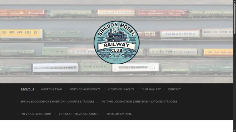 Screenshot of the official website for 39th Annual Autumn Exhibition