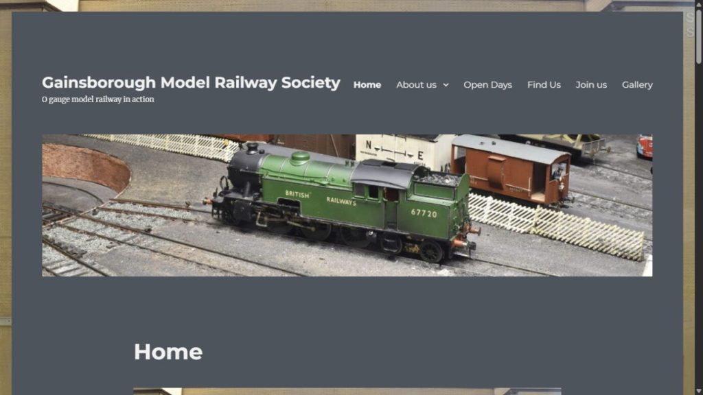 Screenshot of the official website for October Open Day