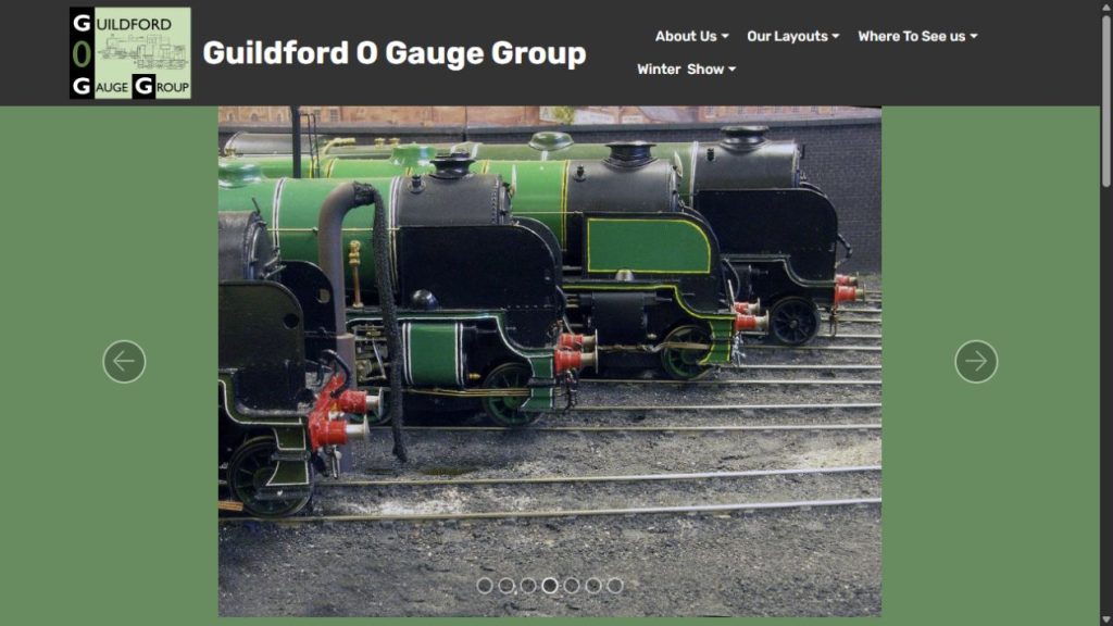 Screenshot of the official website for GOGG Autumn Open Day
