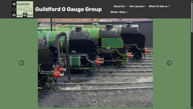Screenshot of the official website for GOGG Autumn Open Day