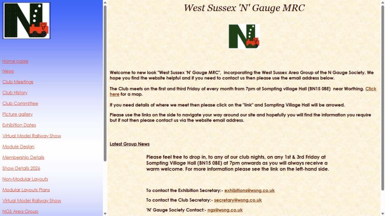 Screenshot of the official website for 40th Anniversary Show